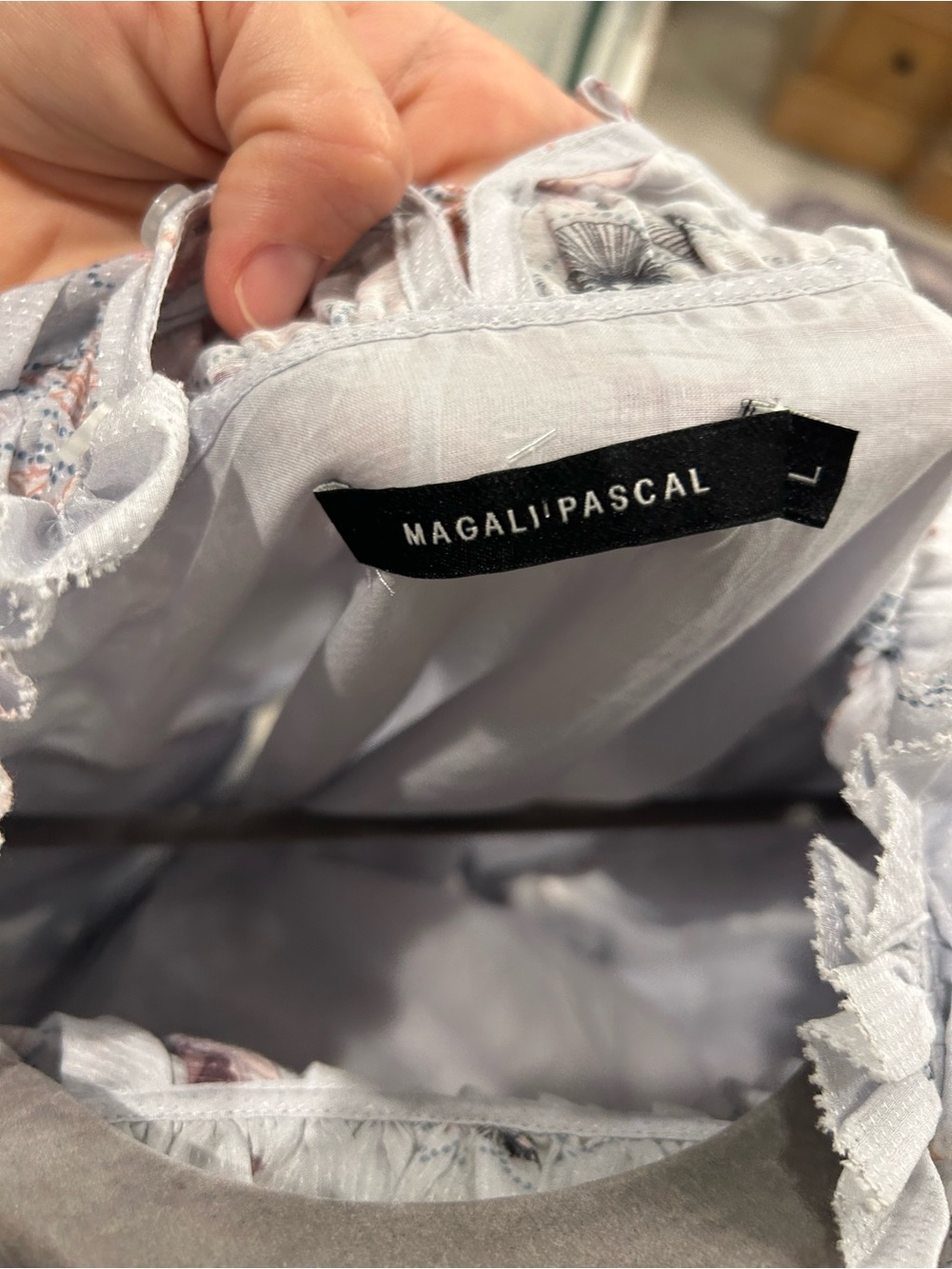 Magali Pascal Ruffle Shirt large - Picture 5 of 5